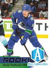 2021-22 Upper Deck NHL Star Rookies Box Set Rookie RC #19 Vasily Podkolzin